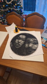Black String Art