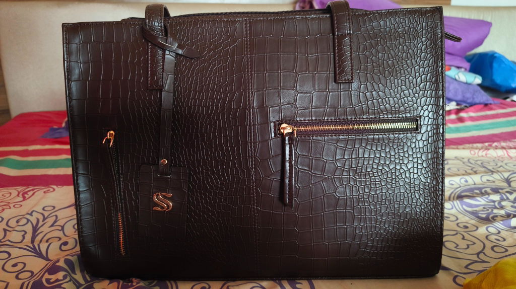 Mahogany Mystique Amira Tote bag for 16" laptop