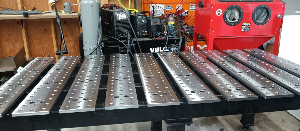 MAX Slotted 6-1/2' × 3' (78" x 38") Table, 5/8" System