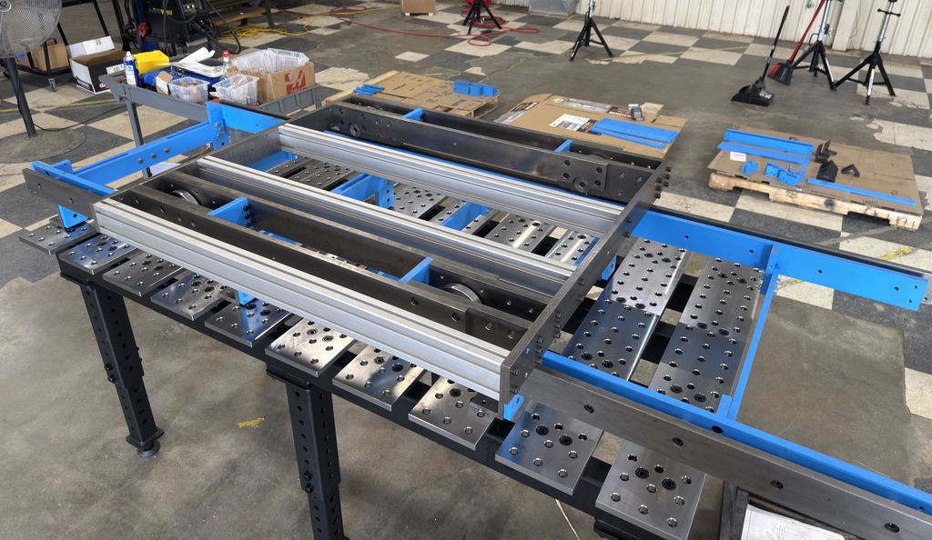 MAX Slotted 6-1/2' × 3' (78" x 38") Table, 5/8" System