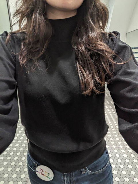 Classic Feminine Long Sleeve Soft Knit Top