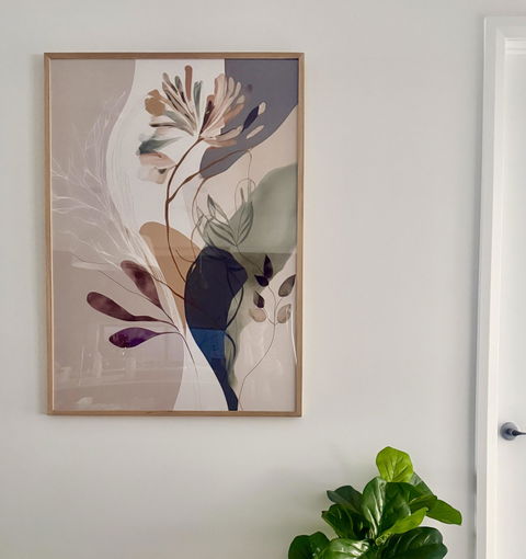 Soft Leaves Of Grace by Bella Eve | Art & Canvas Print