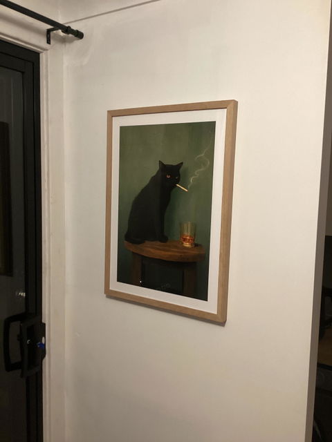 Nine Lives Later | Art & Canvas Print