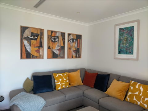 Fragments of Expression Cubism Trio | Art & Canvas Print