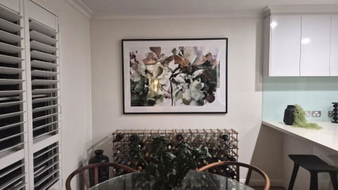 Pistachio Hydrangea by Dear Muskeeter | Art & Canvas Print