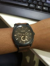 Fossil Machine Chronograph Brown Dial Men's Watch, Formal & Casual Look- FS4656