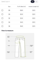 Need size chart like this review photo