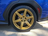 Blue and gold review photo