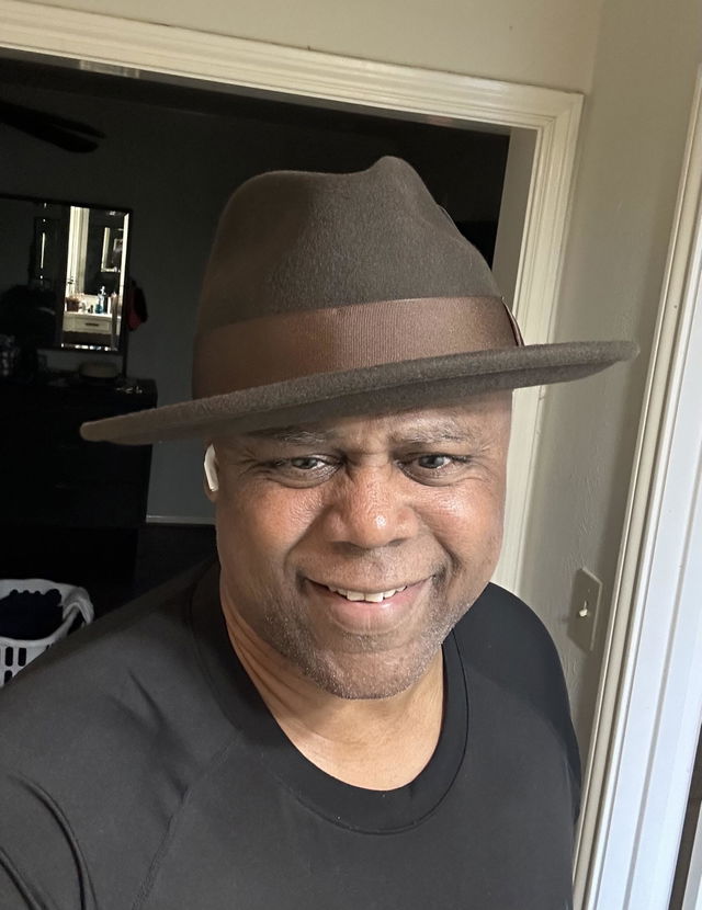 Keith Rodney wearing Twilique Collection in Brown