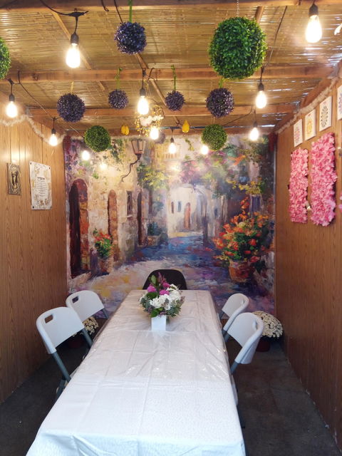 Painted Alley Sukkah Mural