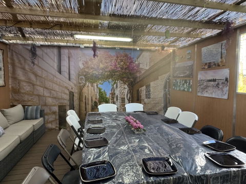 Jerusalem Alley Sukkah Mural