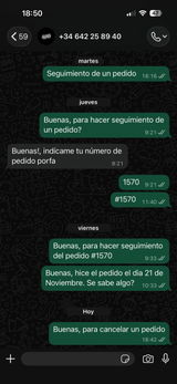 No llega review photo