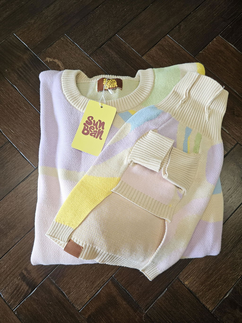 Wavy Oversized Human Sweater