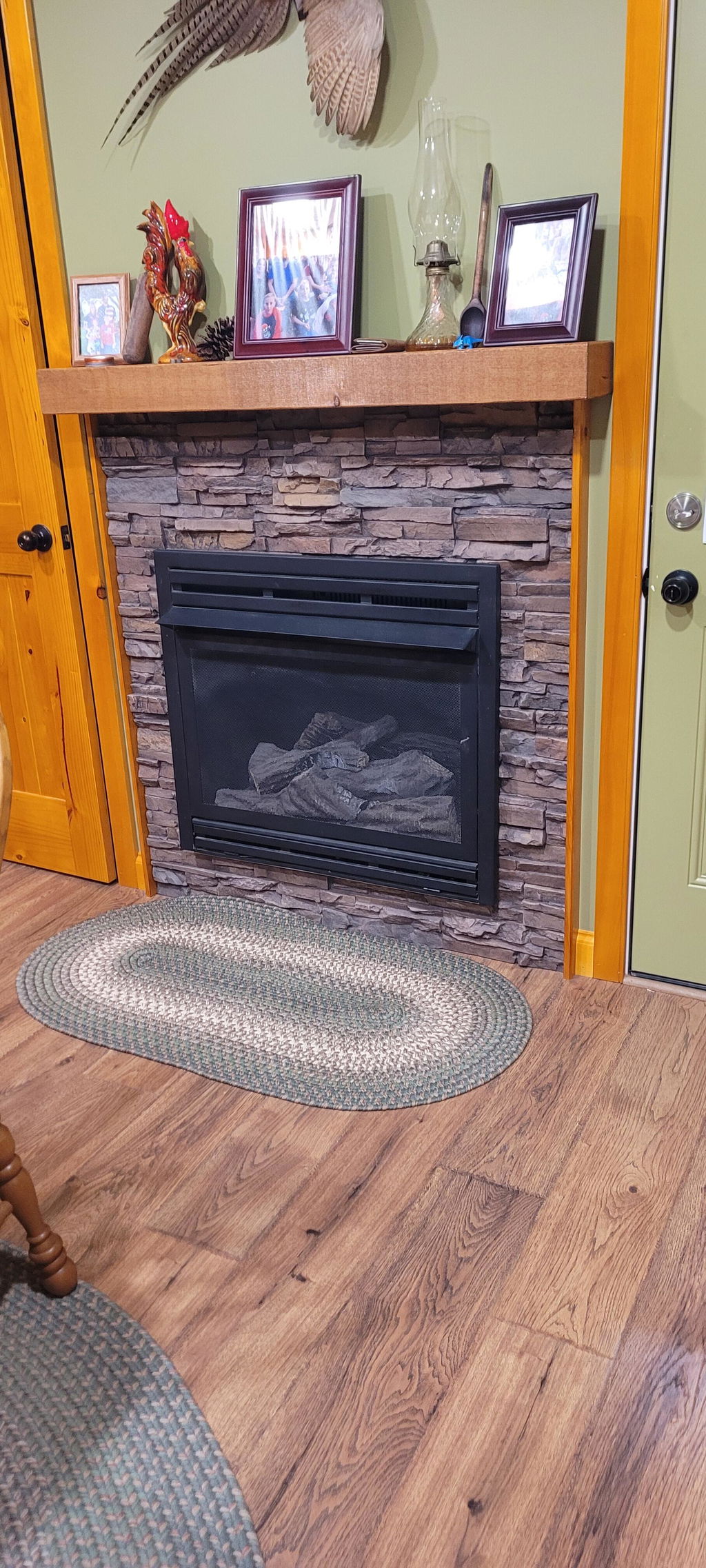 Hartford Braided Rug for Indoor / Outdoor Use -Blue Lake