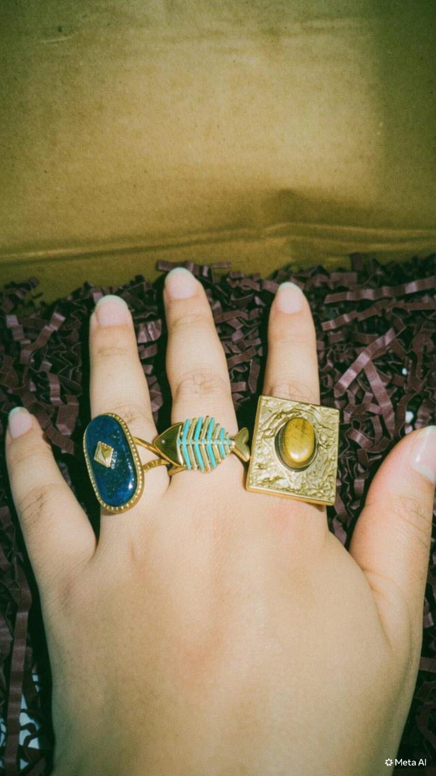 Tiger Frame Ring