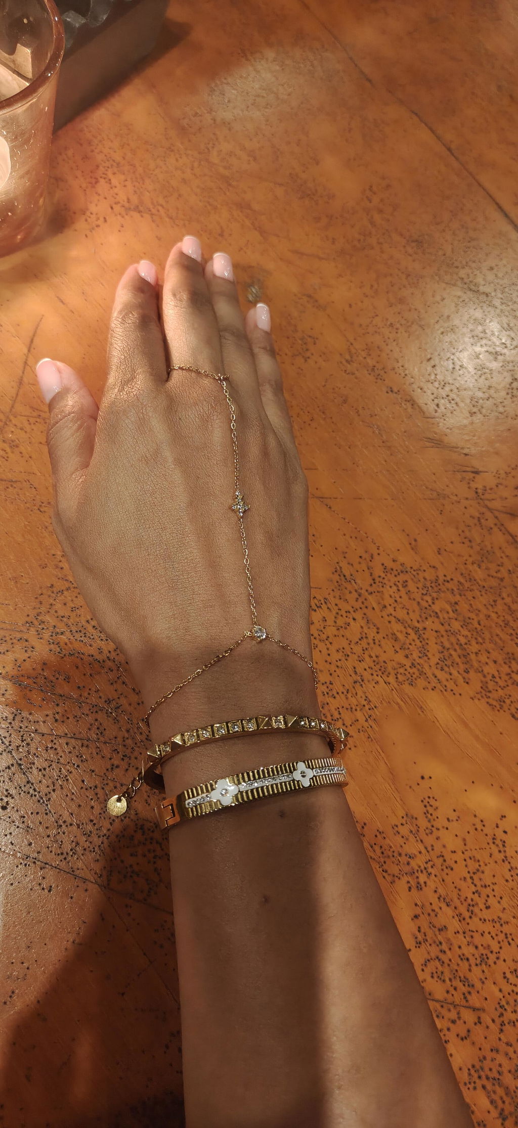 Sparkling Hand Chain Bracelet