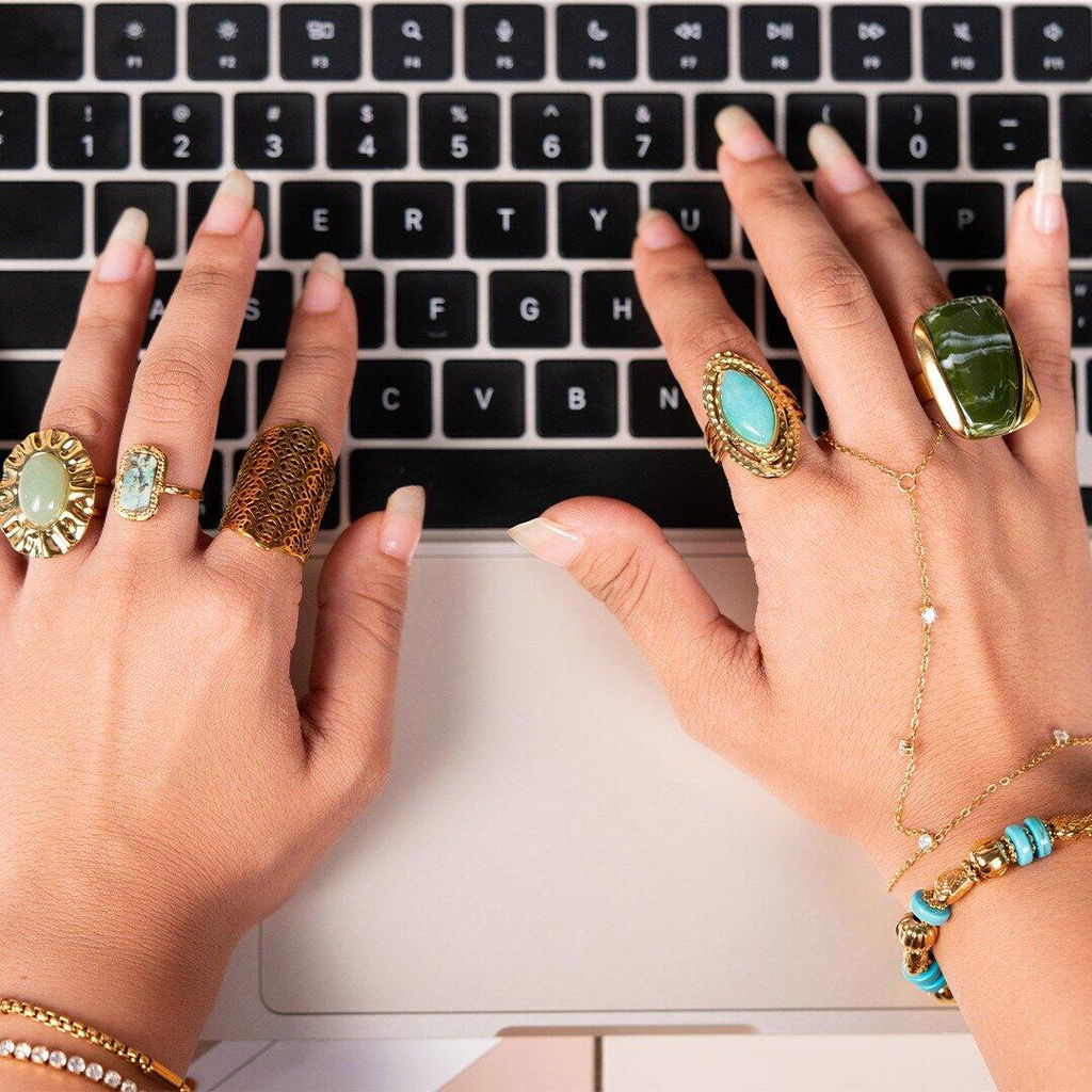 Aqua Muse Ring