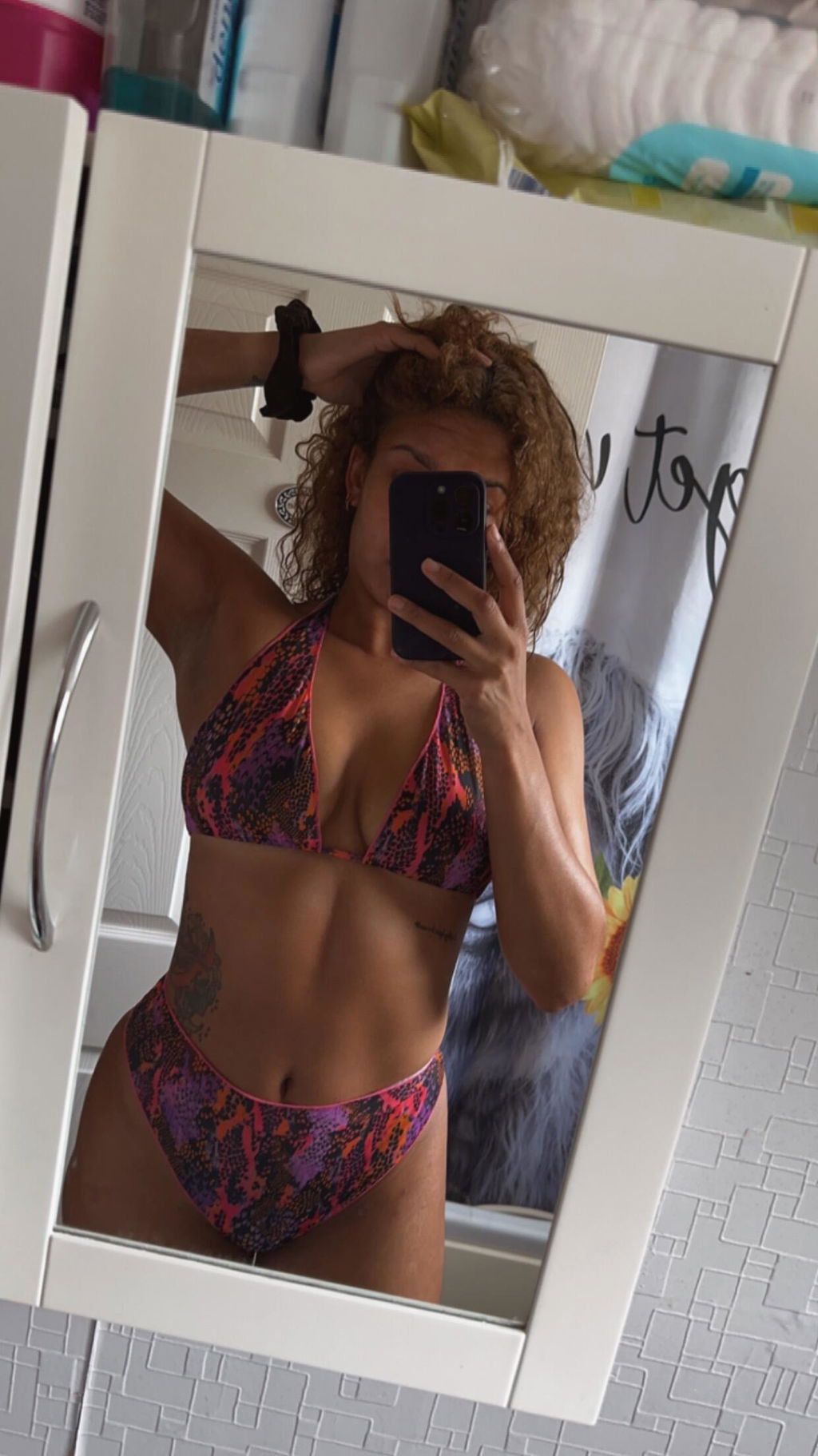 Tan Through High Waisted Bottom - Anima