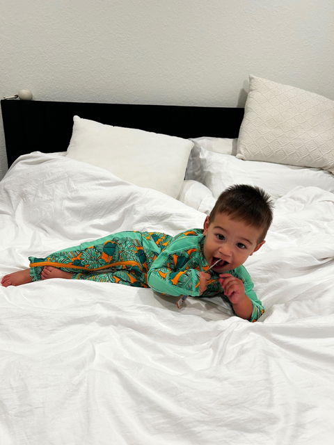 Sunsuit - Long Sleeve Romper Swimsuit | "The Tropics"