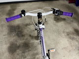 Gummi Fahrradgriffe Fahrradgriff Lenker Griffe Lenkergriffe Griff für Fahrrad Rad BMX MTB in Lila | System-S