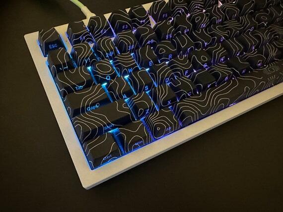 TopoGlow Keycaps