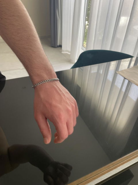 Cuban Bracelet 5mm (Silver)