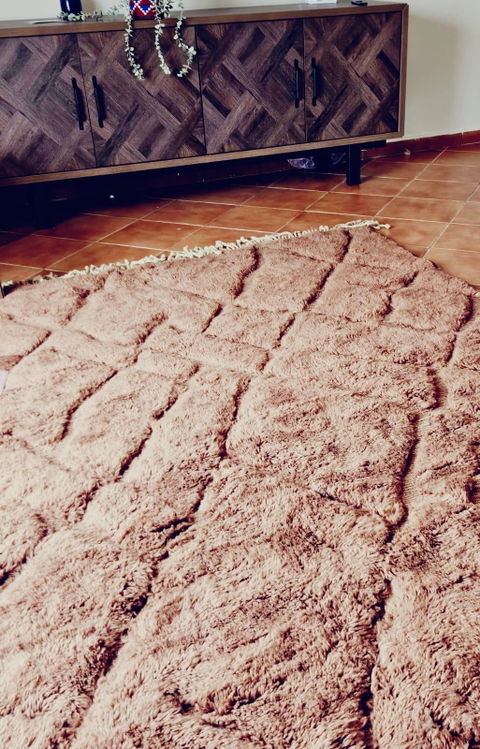 TAPIS Berbère MRIRT Marron Chocolat