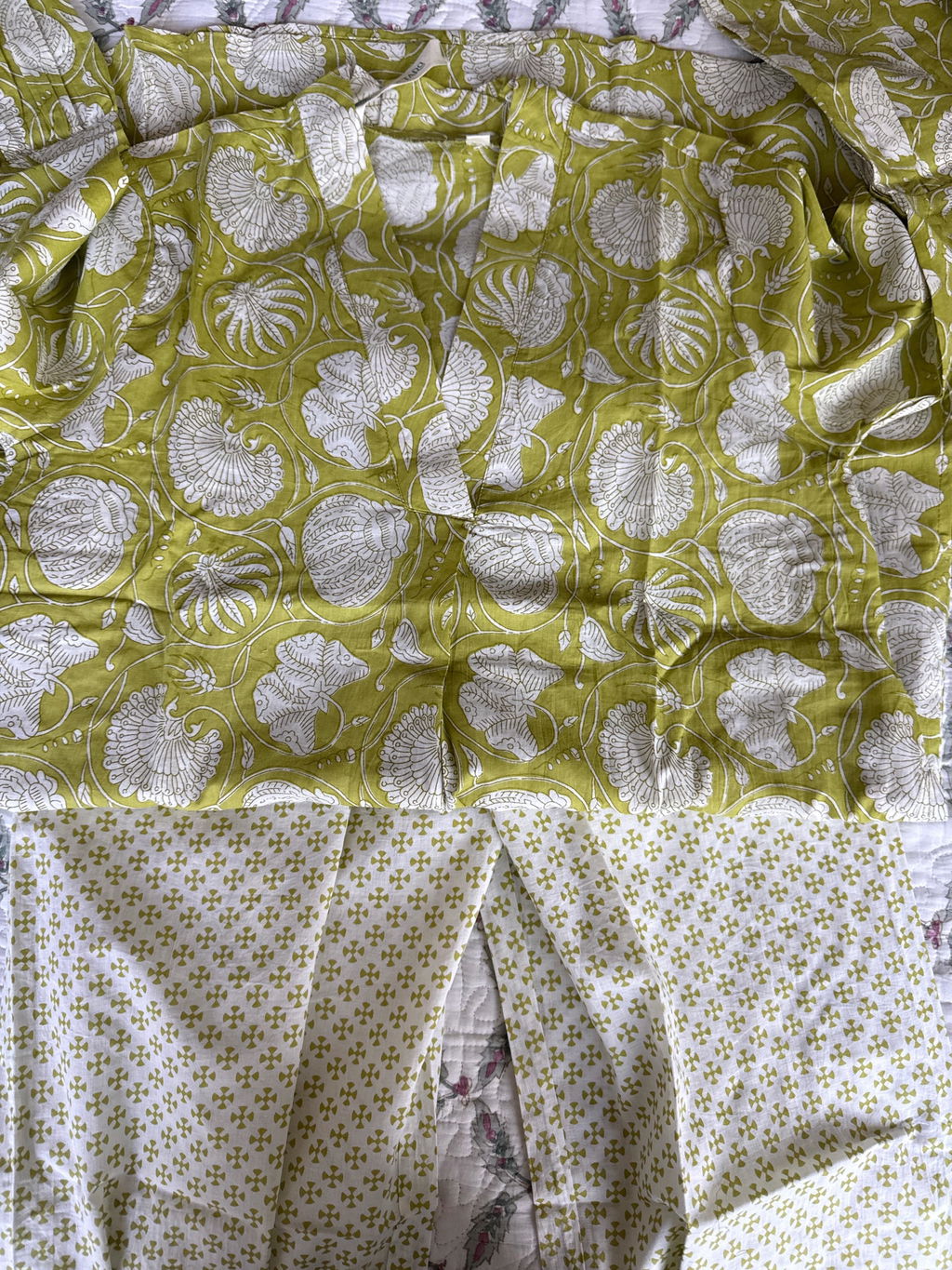 Light Green Paisley Printed Co-ord Set