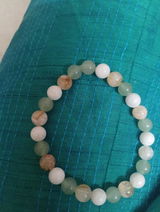Intention- I Deserve Good Lucks 8MM Natural Crystal Bracelet