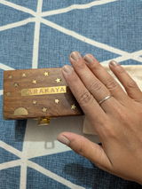 925 Sterling Silver Textured Stackable Daily Wear Band Ring