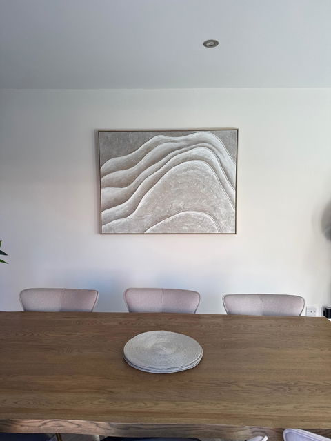 21202 Canvas Painting Light Wood Frame - 90 x 120cm