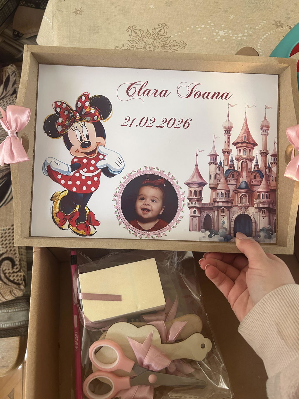 Minnie Mouse • Tavita de Mot Fete • Personalizata