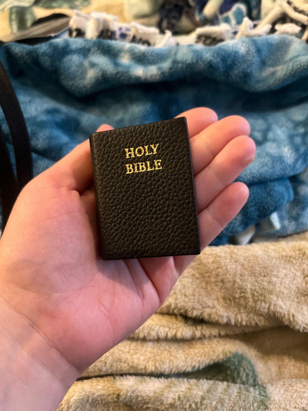 Tiny Bible NKJV – Miniature Handcrafted Cowhide Leather – TB