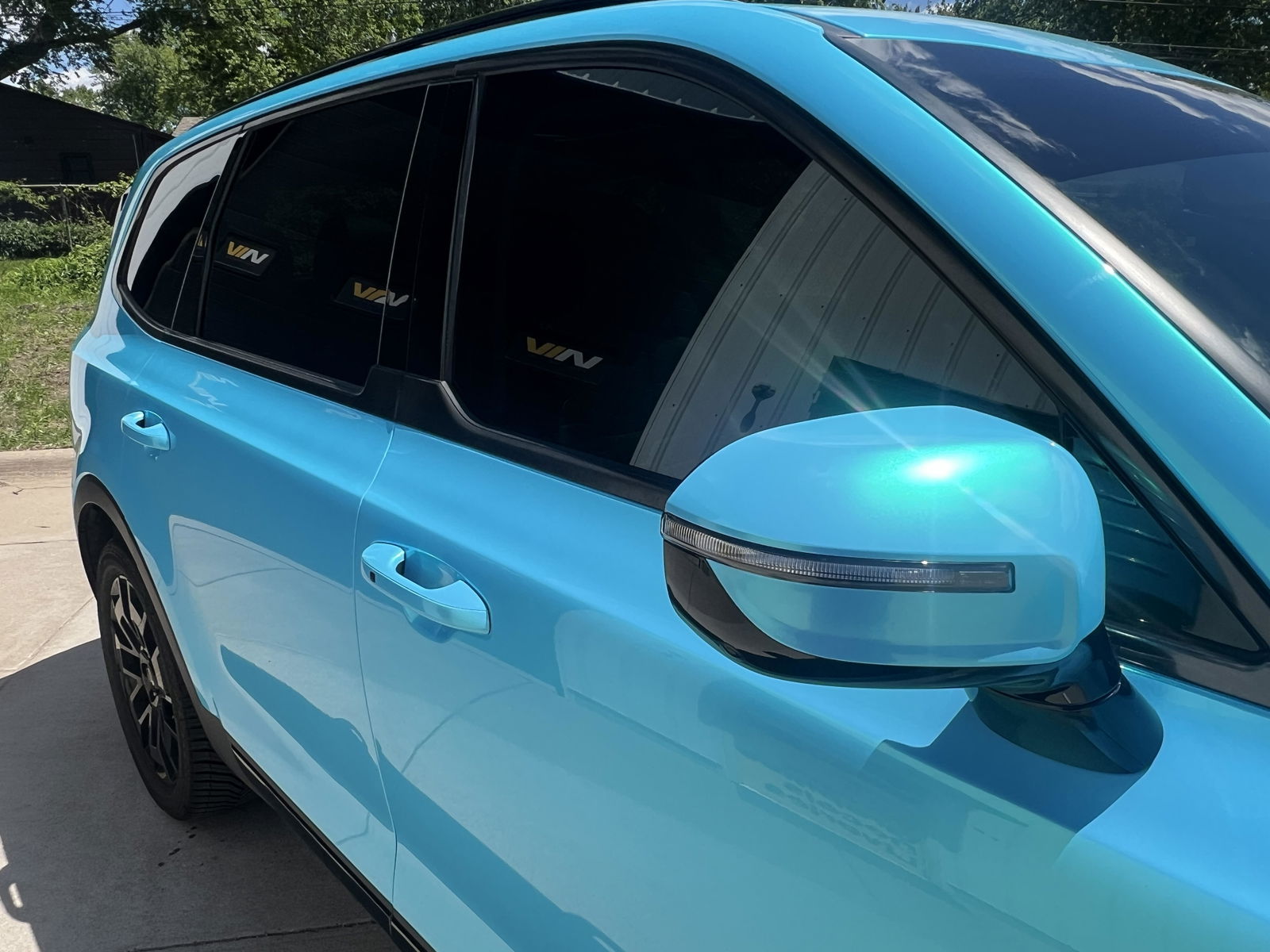Gloss Metallic Caribbean Blue Vinyl Wrap – Teckwrap International