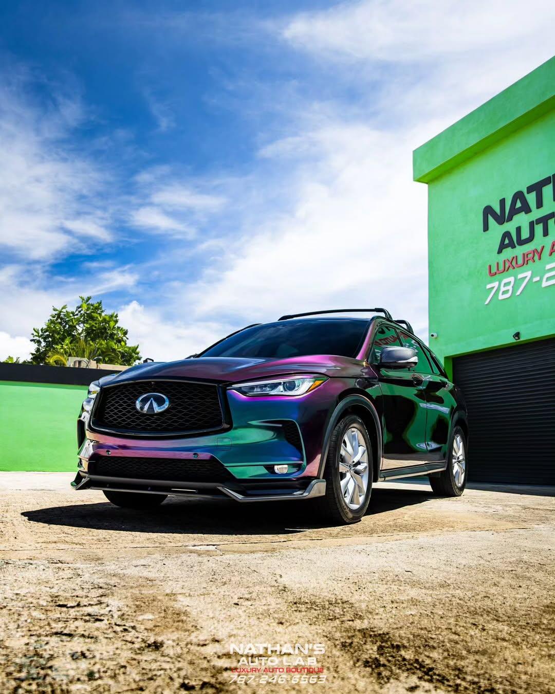 Color Shift Galaxy Green Vinyl Wrap – Teckwrap International