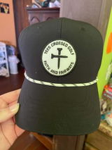 Cross Patch Hat - Black