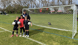 T3 Adjustable Football Goal - Full Aluminium Frame - Suitable on ANY Surface - Sandbags Included