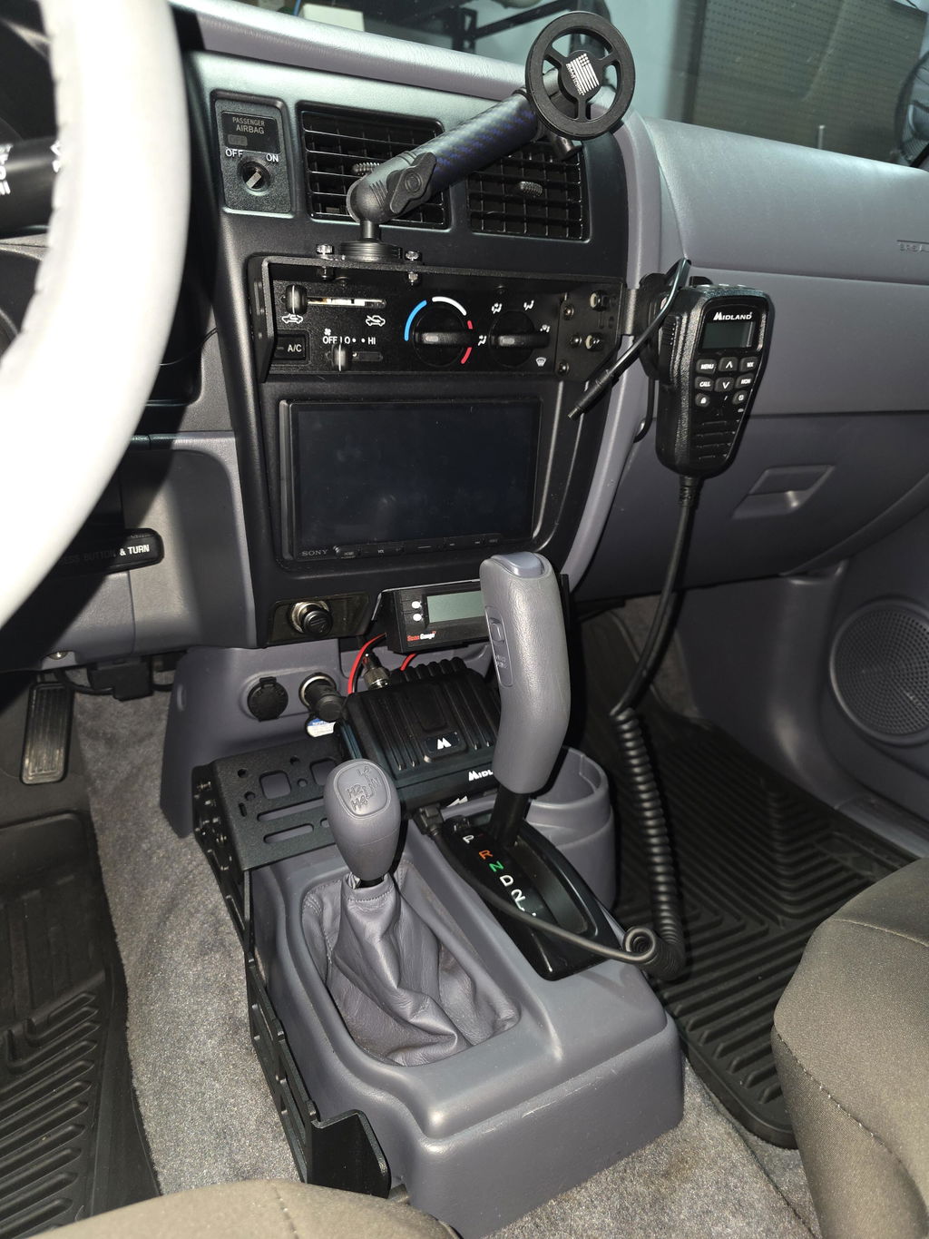 1st Gen Tacoma Center Console Molle Panel 1995 - 2004