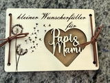 Geldgeschenk kleiner Wunscherfüller personalisiert