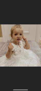 Elena White Party Dress