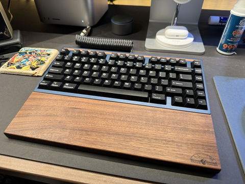 Black Walnut Hardwood Keyboard Wrist Rest