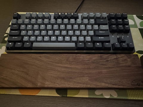 Black Walnut Hardwood Keyboard Wrist Rest