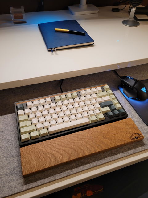 Black Walnut Hardwood Keyboard Wrist Rest