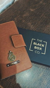 PERSONALISED TRAVEL WALLET - TAN