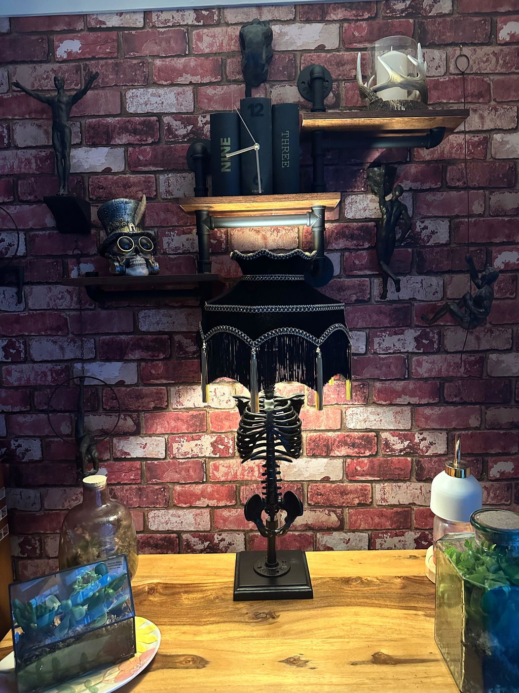 Baroque Skeleton Lamp - Nancy Edition by The Blackened Teeth – The