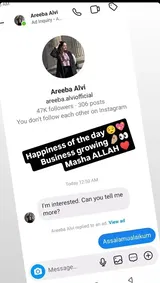 Areeba Alvi review photo