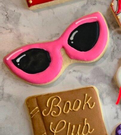 Cat Eye Sunglasses Cookie Cutter 4.5 X 3.5"