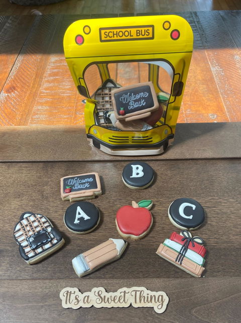 School Bus Cookie Bag