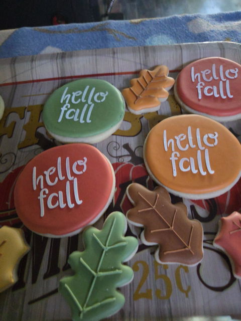 Hello Fall Stencil