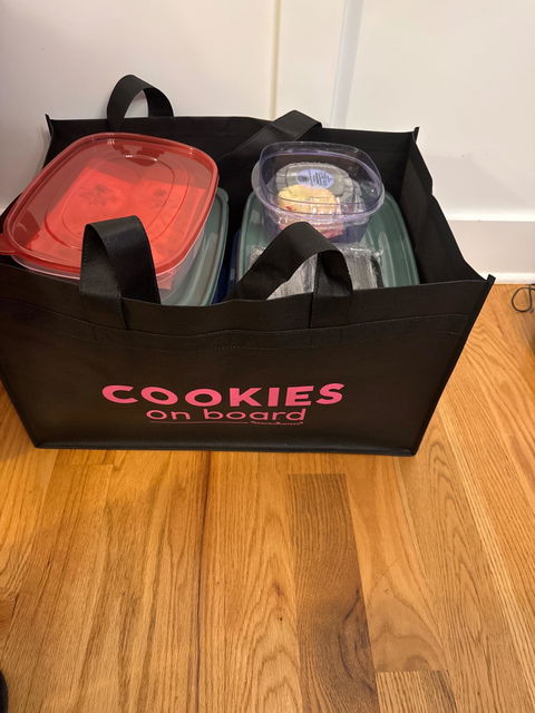 Cookies On Board Carrying Tote